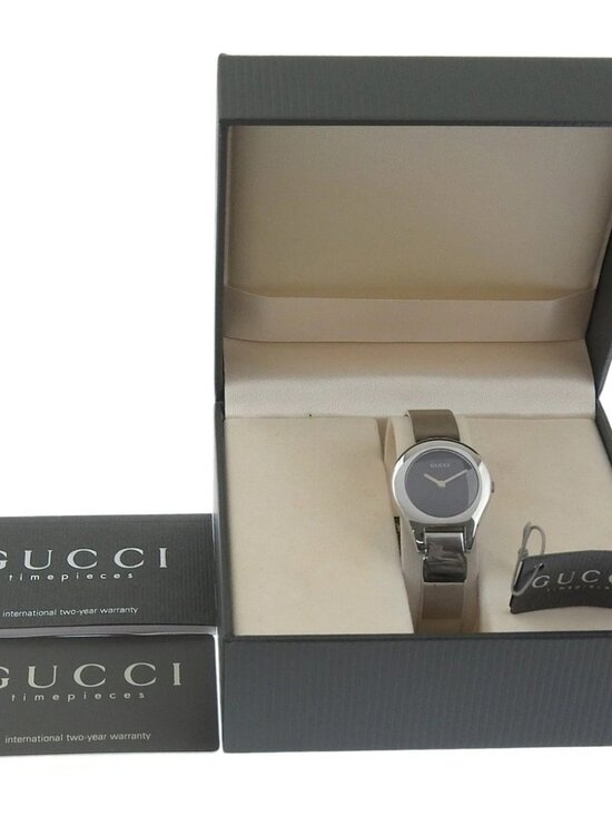 GUCCI Watches 6700L black blackDial Stainless Steel Quartz Analog display ... main image 12